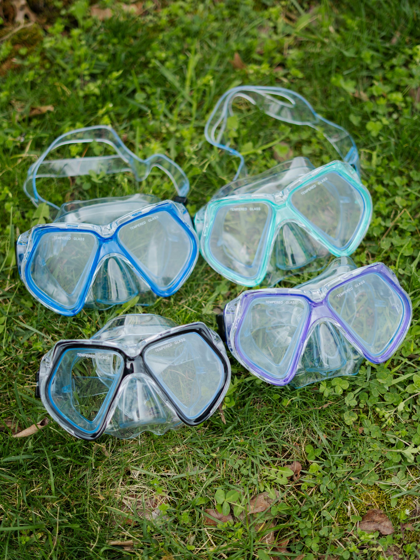 Large lens swim goggles