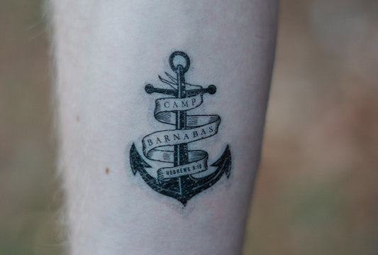 Anchor Temporary Tattoo